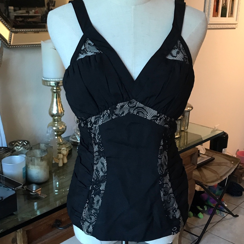 DO+BE Black Lace Camisole